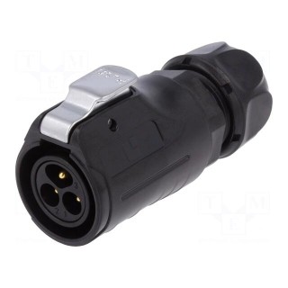 Plug | Connector: circular | size 20 | 02 | male | PIN: 3 | with latch
