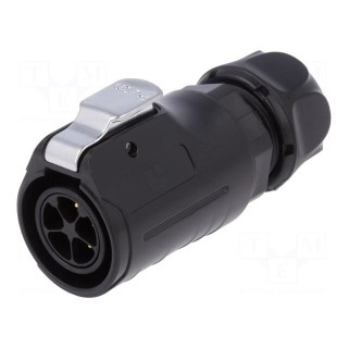 Connector: circular | plug | size 20 | 02 | male | PIN: 5 | with latch