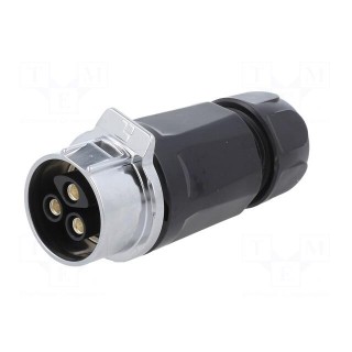 Connector: circular | plug | size 28 | 02 | female | PIN: 3 | for latch