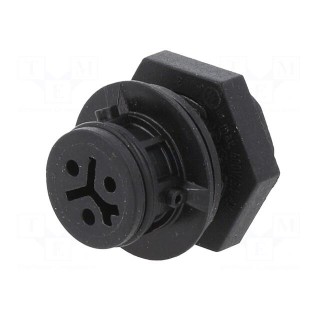 Connector: circular | socket | RST | female | PIN: 3 | silver plated | 8A