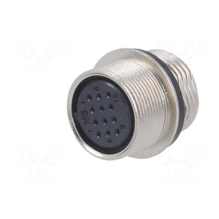 Socket | Connector: circular | HR25 | female | PIN: 12 | threaded joint