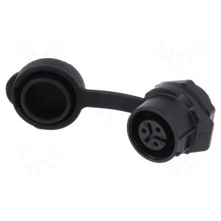 Socket | Connector: circular | size 12 | 02 | female | PIN: 3 | for latch