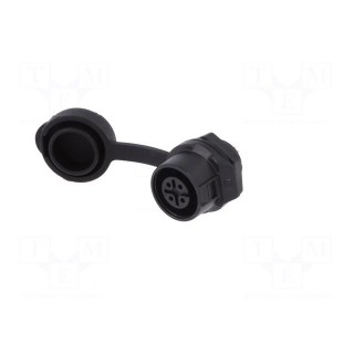 Socket | Connector: circular | size 12 | 02 | female | PIN: 4 | for latch