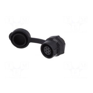 Socket | Connector: circular | size 12 | 02 | female | PIN: 7 | for latch
