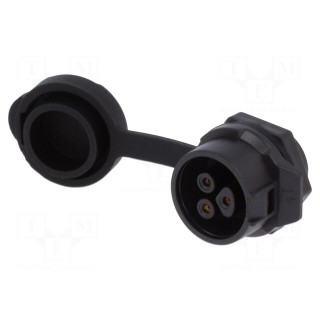 Socket | Connector: circular | size 16 | 02 | female | PIN: 3 | for latch