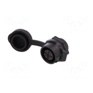 Connector: circular | socket | size 16 | 02 | female | PIN: 4 | for latch