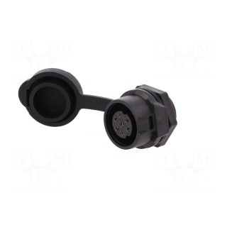 Connector: circular | socket | size 16 | 02 | female | PIN: 7 | for latch