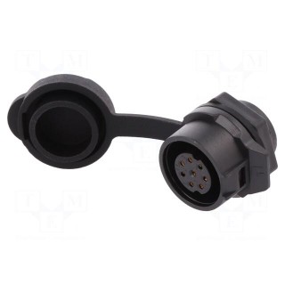 Socket | Connector: circular | size 16 | 02 | female | PIN: 8 | for latch