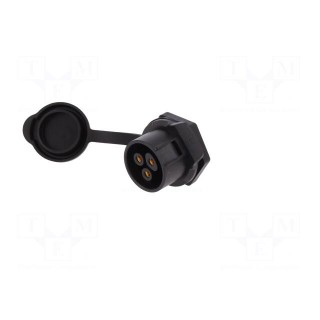 Connector: circular | socket | size 20 | 02 | female | PIN: 3 | for latch