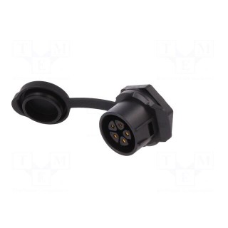 Socket | Connector: circular | size 20 | 02 | female | PIN: 5 | for latch