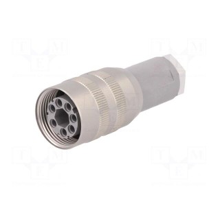 Plug | Connector: DIN 43651 | NR | female | PIN: 7 | w/o contacts | 10A