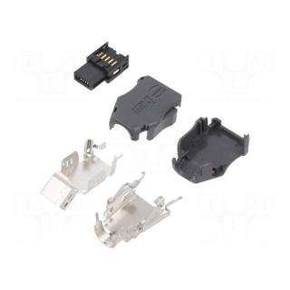 Connector: ix Industrial | plug | ix Industrial® | female | PIN: 10 | A