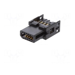 Connector: ix Industrial | plug | IX | female | PIN: 10 | A | gold-plated