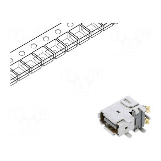 Connector: ix Industrial | socket | IX | male | PIN: 10 | B | gold-plated