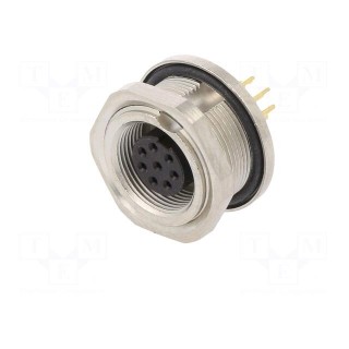 Connector: M9 | socket | 702,712 | female | PIN: 8 | unshielded | 1A | IP67