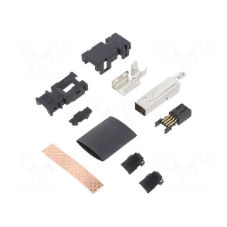 Connector: Mini I/O Type 1 (D) | plug | female | PIN: 8 | latch | 6.7mm