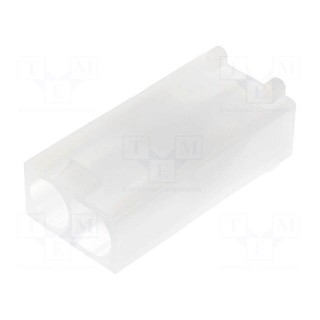 Socket,plug | Connector: wire-wire/PCB | Standard .093" | PIN: 2