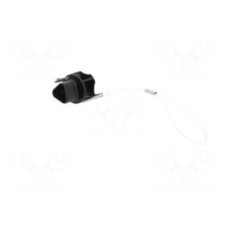Protection cover | female connectors | cord | black