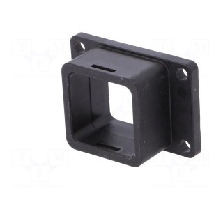 Socket cover | VerIO™ | flange (4 holes),for panel mounting