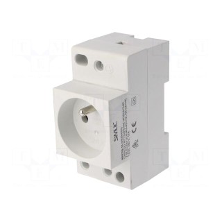 Connector: AC supply | female | socket | 250VAC | 16A | PIN: 3 | IP20
