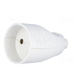 Connector: AC supply | female | socket | 2P | 250VAC | 16A | Type: round