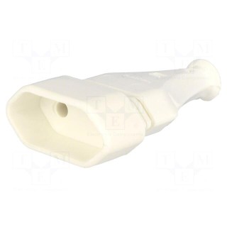 Connector: AC supply | female | socket | 2P | 250VAC | 2.5A | Type: flat