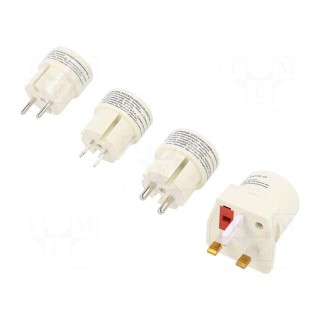 Transition: adapter | 2P | white | PIN: 2