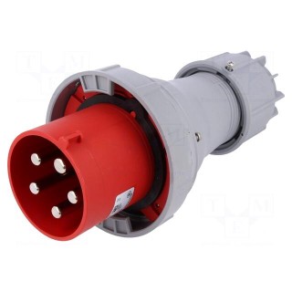 Connector: AC supply 3-phase | plug | male | 125A | 400VAC | IEC 60309