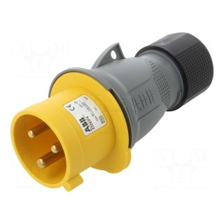 Connector: AC supply 3-phase | plug | male | 32A | 130VAC | IEC 60309