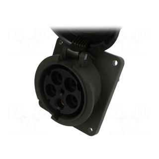 Connector: AC supply 3-phase | socket | female | 125A | 400VAC | IP67