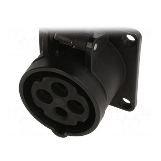 Connector: AC supply 3-phase | socket | female | 16A | 400VAC | IP54