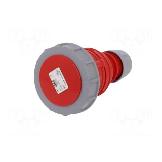 Connector: AC supply 3-phase | socket | female | 16A | 400VAC | IP67