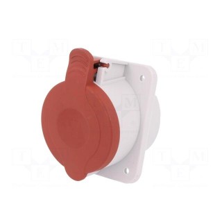 Connector: AC supply 3-phase | socket | female | 32A | 400VAC | IP44