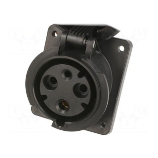 Connector: AC supply 3-phase | socket | female | 63A | 230VAC | IP67