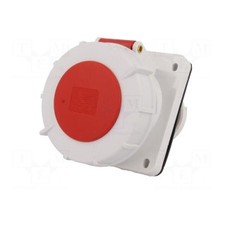 Connector: AC supply 3-phase | socket | female | 63A | 400VAC | IP67