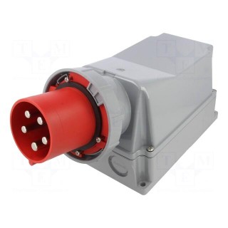 Connector: AC supply 3-phase | socket | male | 125A | 400VAC | IP67