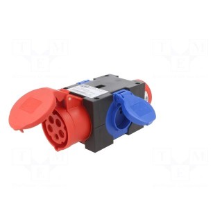 Connector: AC supply 3-phase | splitter | 16A | 400VAC | IEC 60309