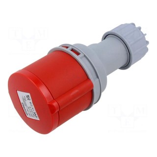 Connector: AC supply | plug | female | 16A | IEC 60309 | IP44 | PIN: 5