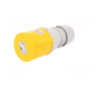 Connector: AC supply | plug | female | 32A | 110VAC | IEC 60309 | IP44