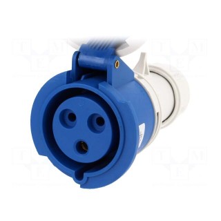 Connector: AC supply | plug | female | 32A | 400VAC | IEC 60309 | IP67