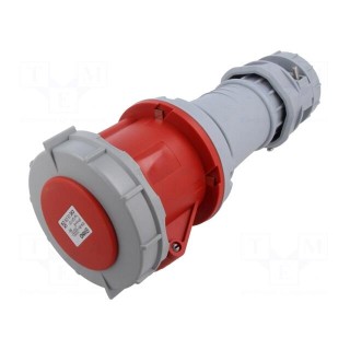 Connector: AC supply | plug | female | 63A | IEC 60309 | IP67 | PIN: 5