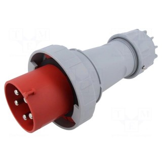 Connector: AC supply | plug | male | 125A | IEC 60309 | IP67 | PIN: 5 | 400V