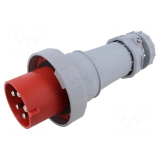 Connector: AC supply | plug | male | 125A | IEC 60309 | IP67 | PIN: 5 | 400V