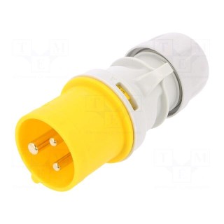 Connector: AC supply | plug | male | 16A | 110VAC | IEC 60309 | IP44