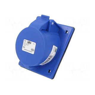 Connector: AC supply | socket | female | 32A | 230VAC | IEC 60309 | IP54