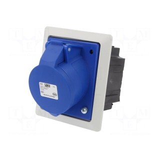 Connector: AC supply | socket | female | 32A | 400VAC | IEC 60309 | PIN: 3