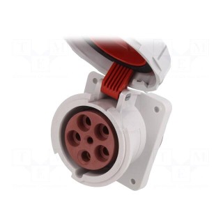 Connector: AC supply | socket | female | 63A | IEC 60309 | IP67 | PIN: 5