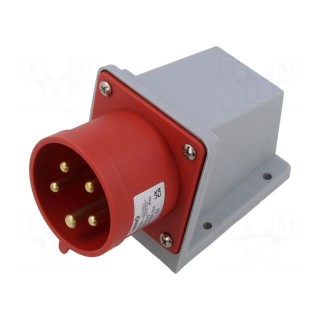 Connector: AC supply | socket | male | 32A | IEC 60309 | IP44 | PIN: 5