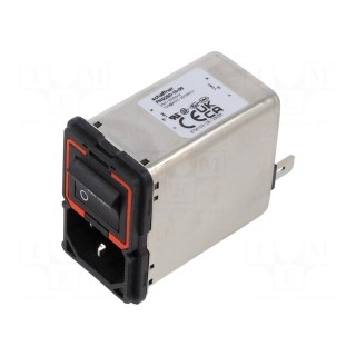 Connector: AC supply | socket | male | 10A | 250VAC | -25÷85°C | 1÷2.5mm