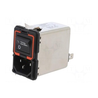 Connector: AC supply | socket | male | 10A | 250VAC | -25÷85°C | FN9289